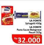 Promo Harga LA FONTE Spaghetti/Saus Pasta  - Alfamidi