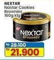 Promo Harga Nabati Nextar Cookies Brownies Choco Delight 160 gr - Indomaret