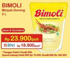 Promo Harga BIMOLI Minyak Goreng 2 ltr - Indomaret