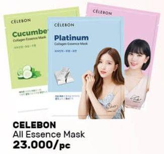 Promo Harga CELEBON Collagen Essence Mask Cucumber, Platinum  - Guardian