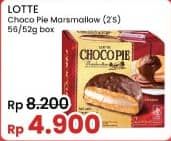 Promo Harga Lotte Chocopie Marshmallow per 2 pcs 28 gr - Indomaret