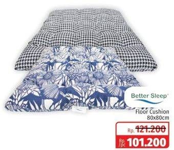 Promo Harga BETTER SLEEP Floor Cushion 80 X 80 Cm  - Lotte Grosir