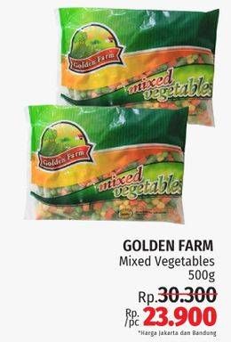 Promo Harga Golden Farm Mixed Vegetables 500 gr - LotteMart