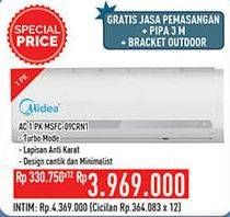 Promo Harga MIDEA MSFC-09CRN1 - AC 1PK  - Hypermart