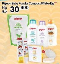 Promo Harga PIGEON Baby Powder Compact White 45 gr - Carrefour