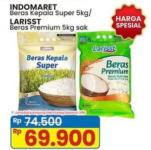 Harga Indomaret/Larisst Beras