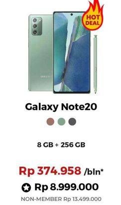 Promo Harga SAMSUNG Galaxy Note 20  - Erafone