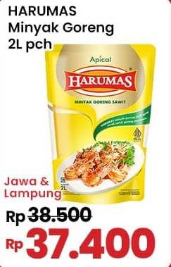 Promo Harga Harumas Minyak Goreng 2000 ml - Indomaret