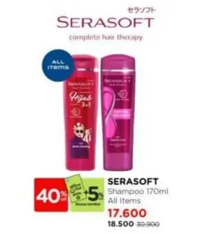 Promo Harga Serasoft Shampoo All Variants 170 ml - Watsons