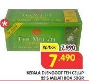 Promo Harga Kepala Djenggot Teh Celup Melati per 25 pcs 50 gr - Superindo