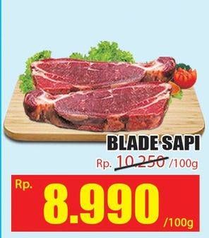 Promo Harga Daging Blade per 100 gr - Hari Hari