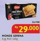 Promo Harga Monde Serena Egg Roll 168 gr - Alfamidi