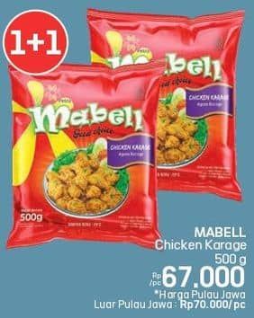 Promo Harga Mabell Chicken Karaage 500 gr - LotteMart
