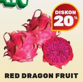 Promo Harga Buah Naga Merah per 100 gr - Yogya