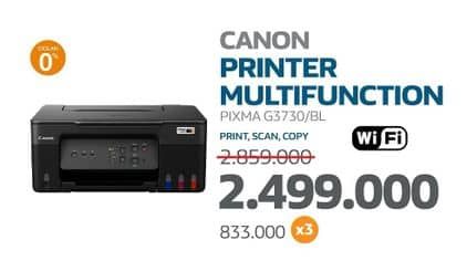 Promo Harga Canon Pixma G3730 Printer 3-in-1  - Electronic City