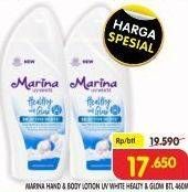 Promo Harga MARINA Hand Body Lotion UV White Healthy Glow 460 ml - Superindo