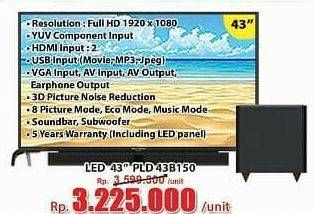 Promo Harga POLYTRON PLD 43B150  - Hari Hari