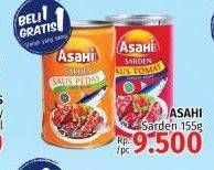 Promo Harga ASAHI Sardines Saus Tomat, Saus Pedas 155 gr - LotteMart
