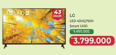 Promo Harga LG UQ7500 UHD TV 43UQ7500PSF 43 Inch  - Yogya