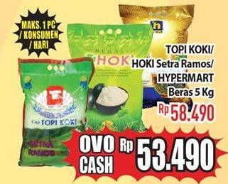 Promo Harga Topi Koki / Hoki/ Hypermart Beras 5kg  - Hypermart