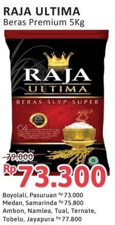 Promo Harga Raja Ultima Beras Slyp Super 5000 gr - Alfamidi