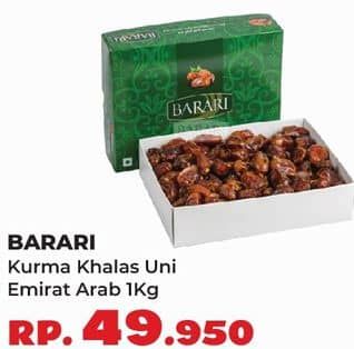 Promo Harga Barari Khalas 1 kg - Yogya