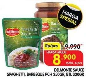DEL MONTE Sauce Spaghetti, Barbeque Pch 250gr, Btl 330gr