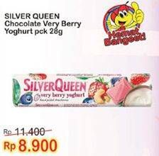 Promo Harga SILVER QUEEN Chocolate Very Berry Yoghurt 28 gr - Indomaret