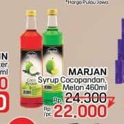 Promo Harga Marjan Syrup Boudoin Melon, Cocopandan 460 ml - LotteMart