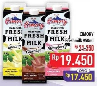 Promo Harga Cimory Fresh Milk 950 ml - Hypermart