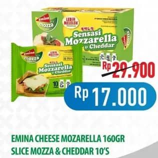 Promo Harga Emina Cheddar Cheese Mozza 160 gr - Hypermart