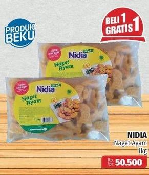 Promo Harga NIDIA Chicken Nugget 1 kg - Lotte Grosir