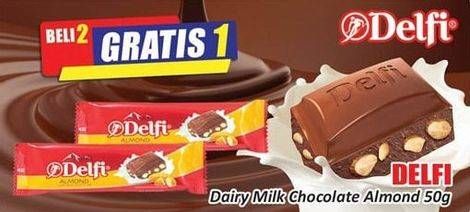 Promo Harga DELFI Chocolate Dairy Milk 55 gr - Hari Hari