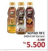 Promo Harga Kopiko 78C Drink All Variants 240 ml - Alfamidi