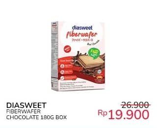 Promo Harga Diasweet Fiberwafer Chocolate 180 gr - Indomaret