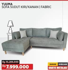 Promo Harga Yuuma Sofa Sudut Kanan/Kiri  - COURTS