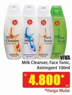 Promo Harga VIVA Milk Cleanser / Face Tonic 100 ml - Hari Hari