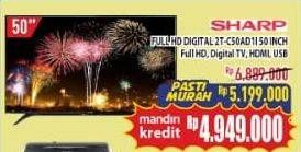 Promo Harga SHARP 2T-C50AD1i Full-HD 50"  - Hypermart