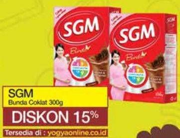 Promo Harga SGM Bunda Susu Ibu Hamil & Menyusui Cokelat 300 gr - Yogya