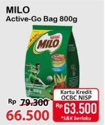 Promo Harga Milo ActivGo Reguler 800 gr - Alfamart