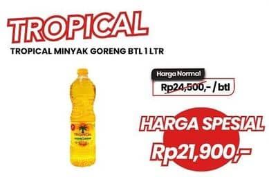 Promo Harga Tropical Minyak Goreng 1000 ml - Carrefour