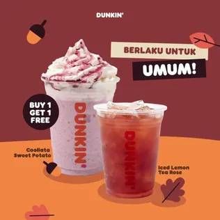 Promo Harga Dunkin Beverage  - Dunkin Donuts