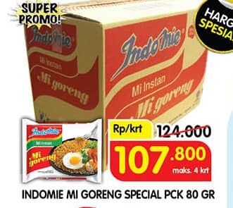 Promo Harga Indomie Mi Goreng Spesial per 40 pcs 85 gr - Superindo