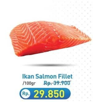 Promo Harga Salmon Fillet per 100 gr - Hypermart