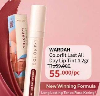 Promo Harga Wardah Colorfit Last All Day Lip Paint 4 gr - Guardian