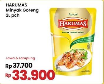 Promo Harga Harumas Minyak Goreng 2000 ml - Indomaret