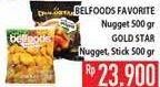 Promo Harga Gold Star Chicken Nugget, Stick/ Bellfods Favorite Chicken Nugget  - Hypermart