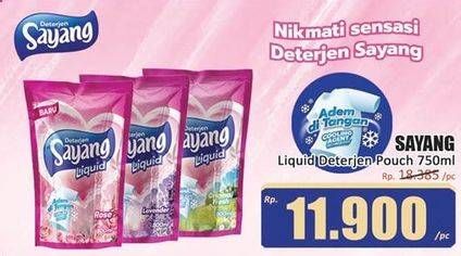Promo Harga Sayang Liquid Detergent 800 ml - Hari Hari