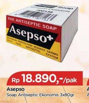 Promo Harga Asepso Antiseptic Bar Soap Antiseptic  - TIP TOP