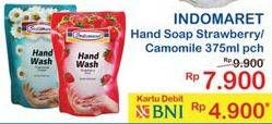 Promo Harga INDOMARET Hand Wash Strawberry, Camomile 375 ml - Indomaret